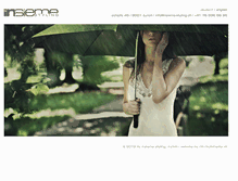 Tablet Screenshot of insieme-styling.ch